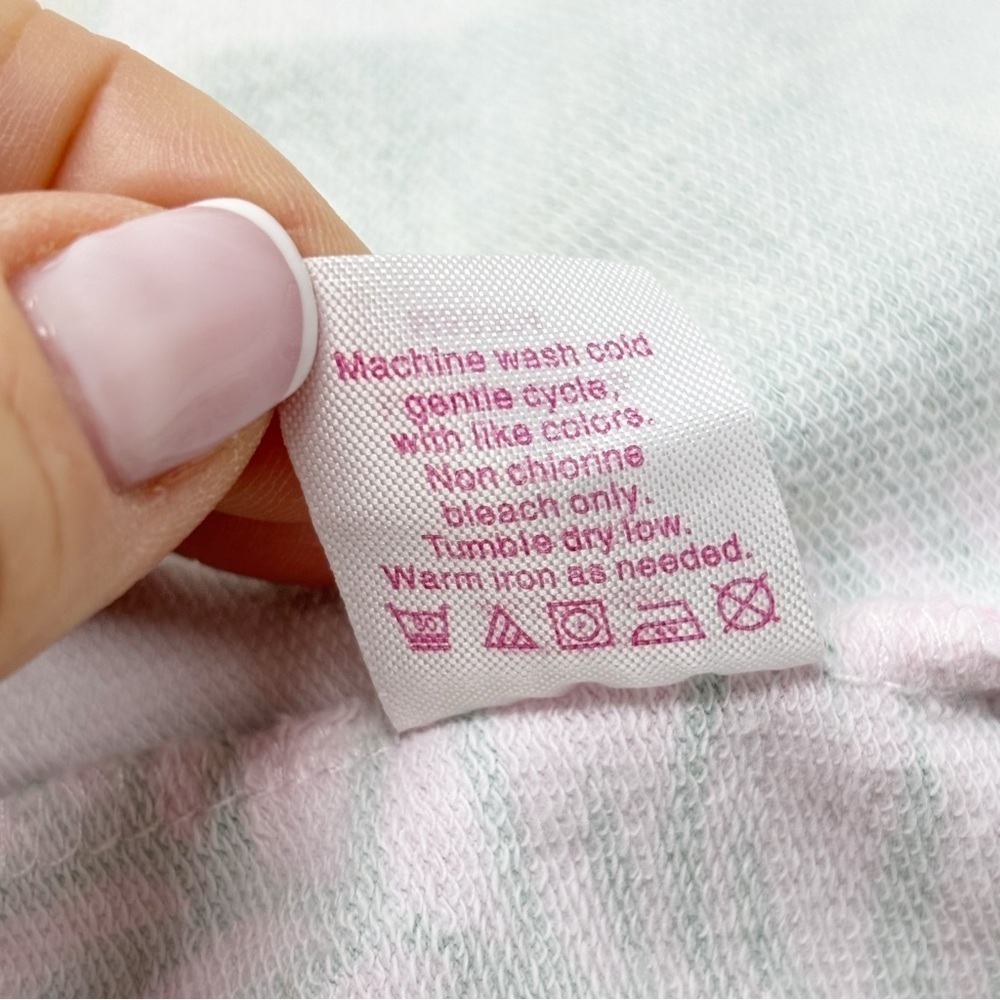 MACBETH COLLECTION Women’s Green Pink Coastal Prep Hooded Dress Cover-Up Size M - Picture 9 of 9